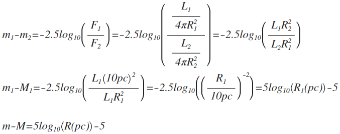 Distance modulus