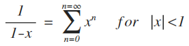 Geometric series