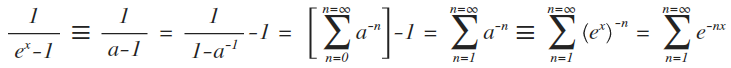 Using the geometric series