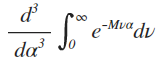 Integral with alpha simplified