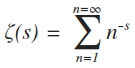 Riemann zeta function