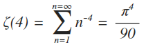 Riemann zeta function, specific use